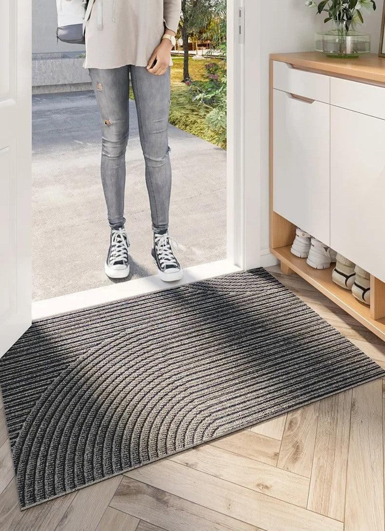 Droogloopmat Vloerveilig – Antislip Deurmat voor Binnen met Slijtvaste PVC Laag