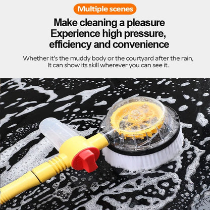TurboBrush 360 Autowasborstel – Draaibare Borstel met Zeepdispenser & Verlengsteel