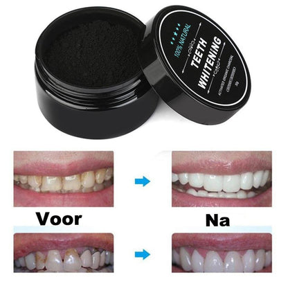 Charcoal Tandpasta | Wittere tanden zonder te bleken! | 100% natuurlijke actieve houtskool voor wittere tanden
