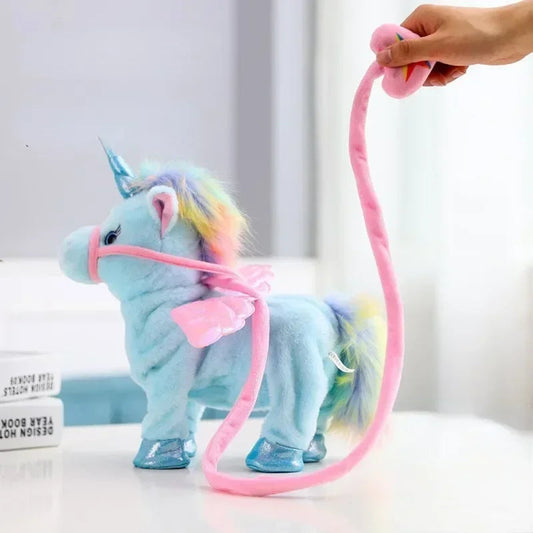 Interactieve Eenhoorn – Zingend en Lopend Pluche Speelgoed – Stimuleert Beweging en Creatieve Fantasie