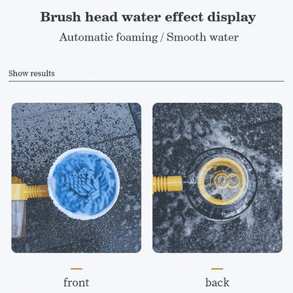 TurboBrush 360 Autowasborstel – Draaibare Borstel met Zeepdispenser & Verlengsteel