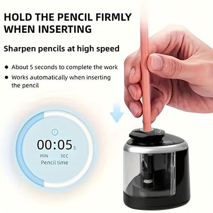 Automatische USB Puntenslijper voor Potloden – Compact & Snel
