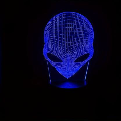 AstroLicht – 3D-alienlamp met LED kleurverlichting en touchbediening