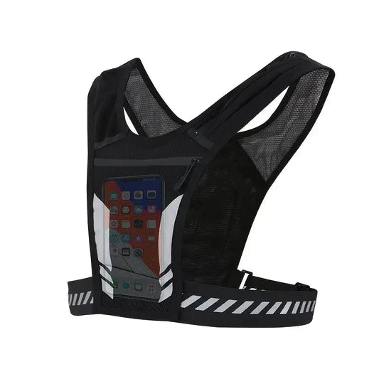 Reflecterend Hardloopvest - Telefoonhouder