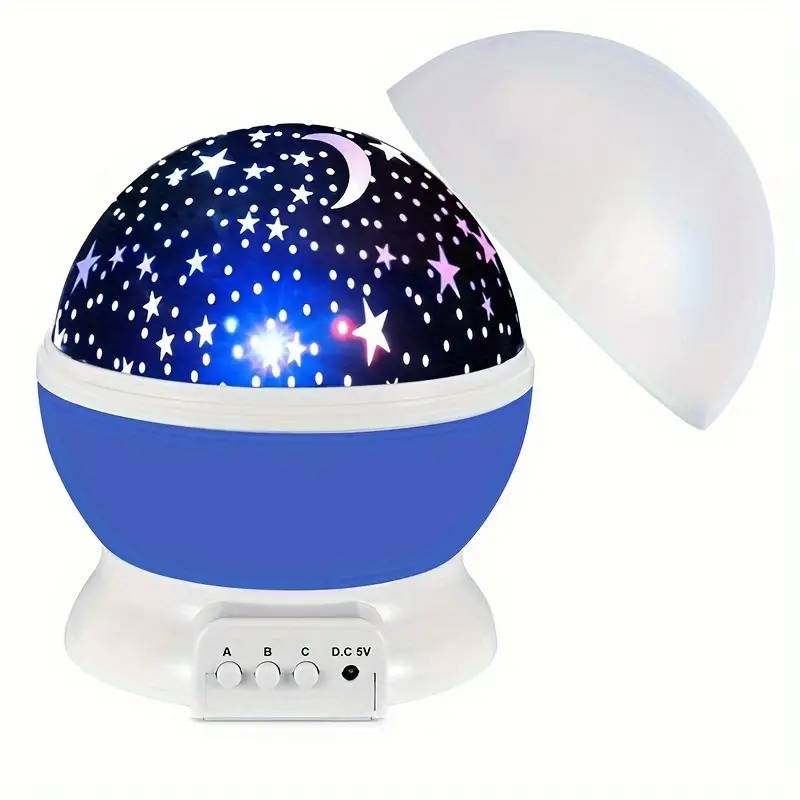 Luna Sterrenprojector Nachtlamp – Met Muziek en Kleurrijke Lichtshow