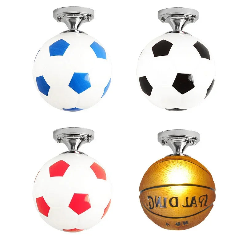GoalBright – Voetbal Plafondlamp met LED en Dimbare Verlichting | Voor Kinderkamers