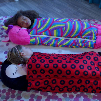 Kinderslaapzak – Comfortabele knuffelvriend, ademend en hypoallergeen – Voor kinderen van 3 tot 8 jaar