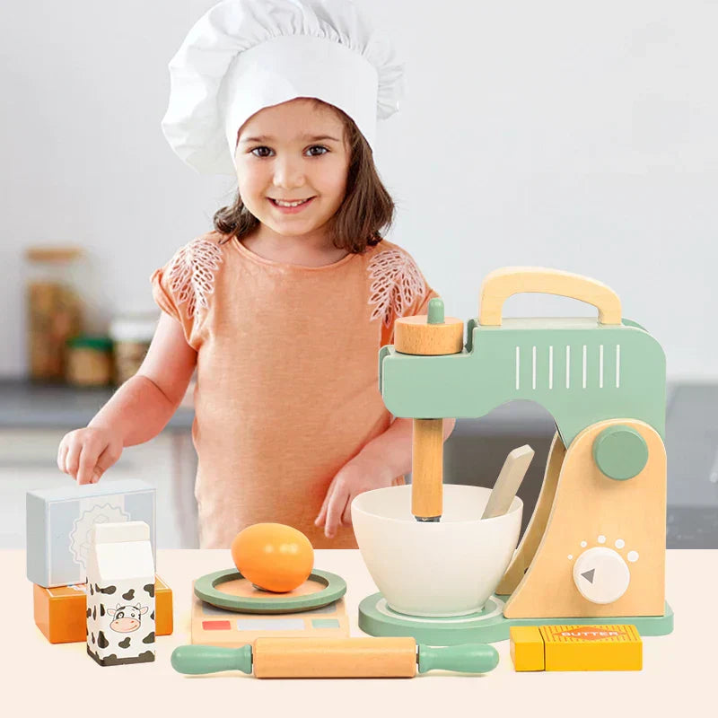 Houten Keuken Speelgoed – Koken & Bakken - Educatieve Speelset voor Kinderen - Stimuleert Creativiteit & Motoriek