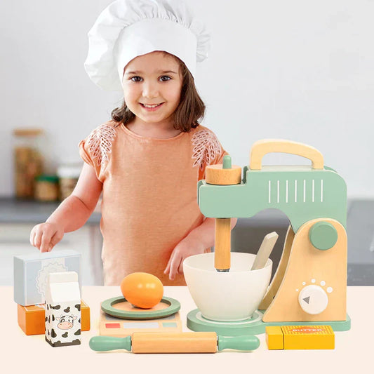 Houten Keuken Speelgoed – Koken & Bakken - Educatieve Speelset voor Kinderen - Stimuleert Creativiteit & Motoriek