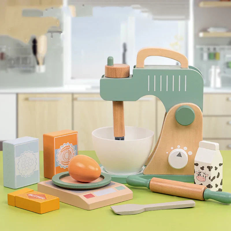 Houten Keuken Speelgoed – Koken & Bakken - Educatieve Speelset voor Kinderen - Stimuleert Creativiteit & Motoriek