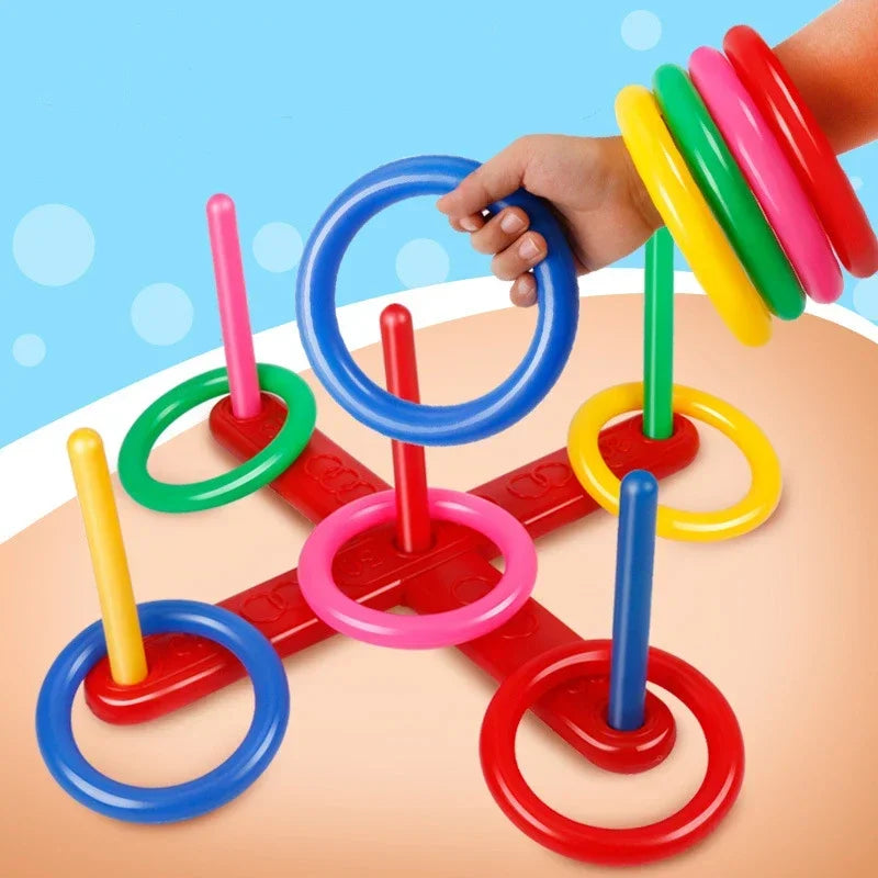 Ringwerp Spel – Duurzaam en Veilig, Bevorder Coördinatie en Teamwork – Ideaal voor Buitenactiviteiten