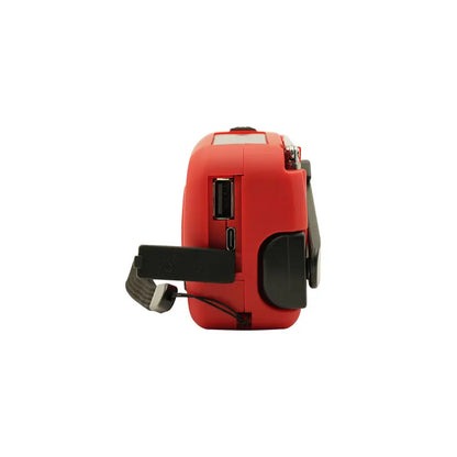 SafeSurvive Draagbare Noodradio – AM/FM, Zonnepaneel, Handcrank