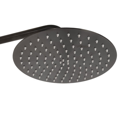 VoordeelPaleis® Inbouw Regendouche Set Creavit Aloni met Handdouche en Wanduitloop Gunmetal Grijs