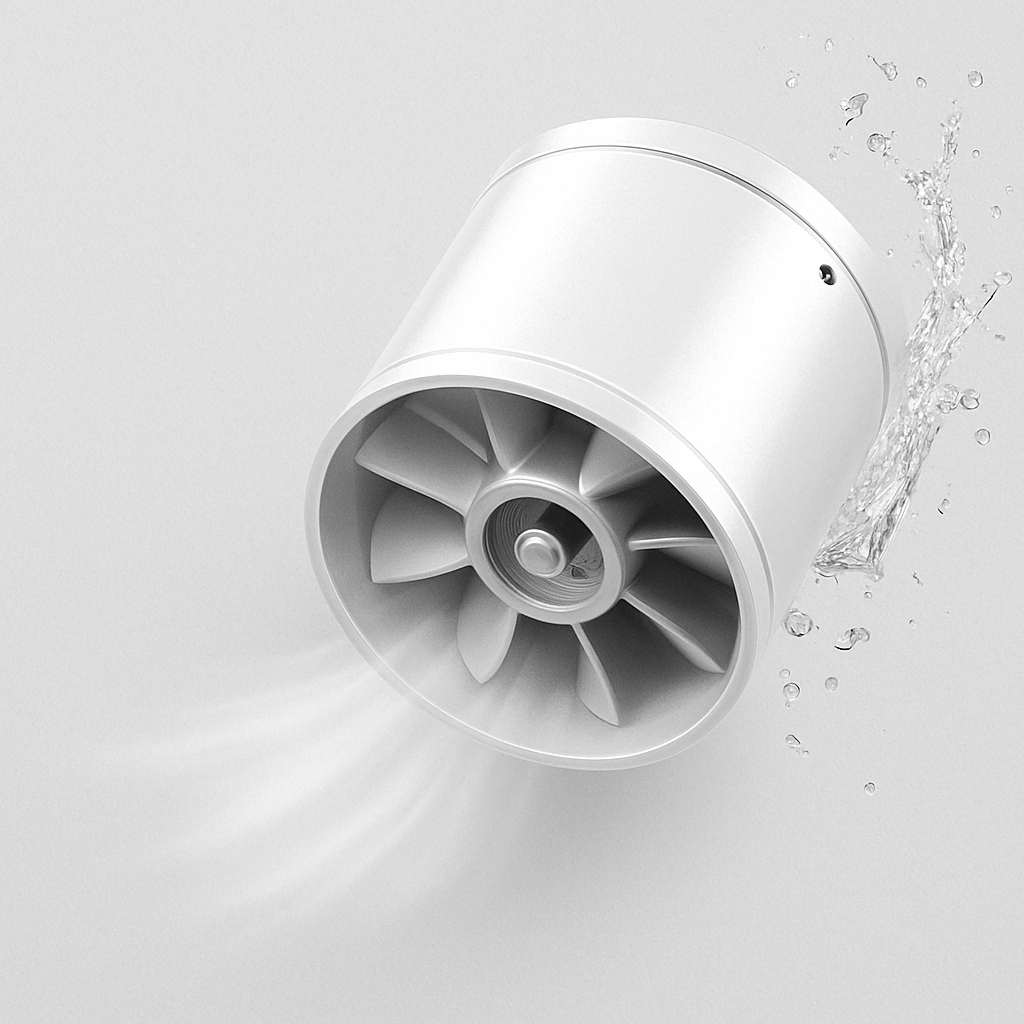 AirSilent Stille Afzuigventilator – Krachtige Luchtcirculatie voor Binnen