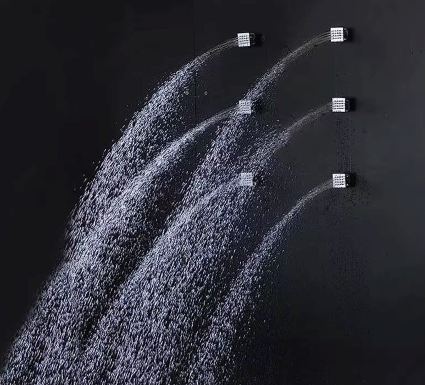 VoordeelPaleis® Inbouw douche wand massagejets set van 4 stuks chroom messing