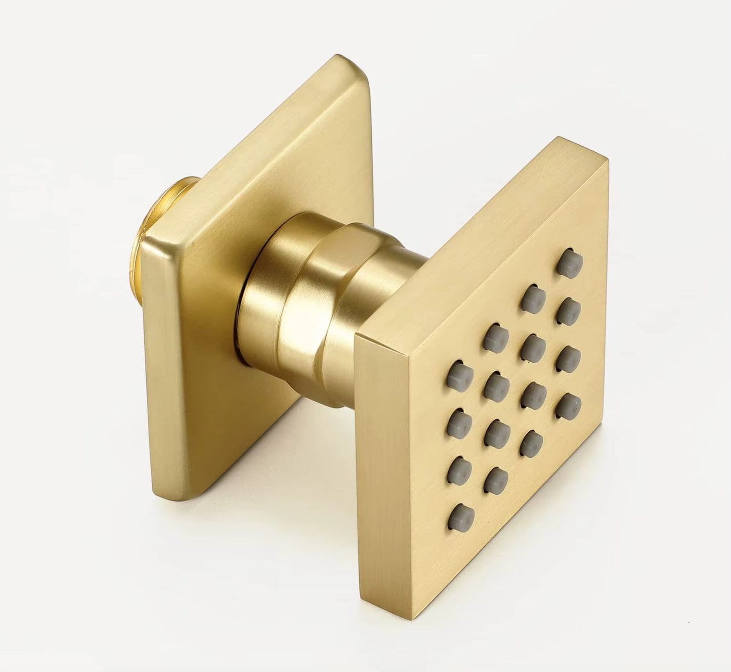 VoordeelPaleis® Inbouw douche wand massagejets set van 4 stuks geborsteld goud