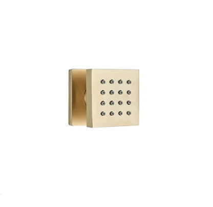 VoordeelPaleis® Inbouw douche wand massagejets set van 4 stuks geborsteld goud