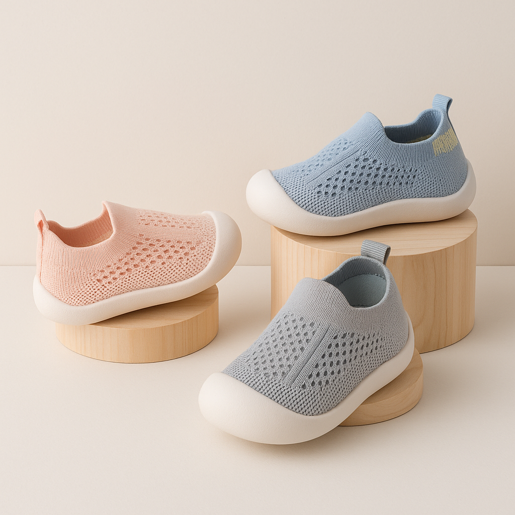 Ademende Kindersneakers met Antislipzool voor Actief Spel
