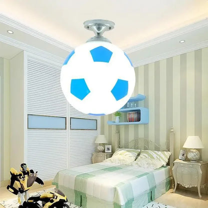 GoalBright – Voetbal Plafondlamp met LED en Dimbare Verlichting | Voor Kinderkamers