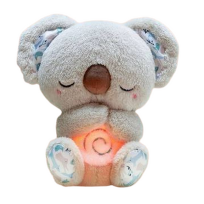 Knuffelbare Slaapvriend – Ademend Speelgoed met Kalmerende Melodieën – Ideaal voor Baby's en Peuters