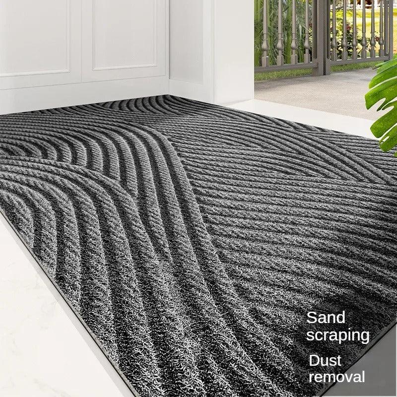 Droogloopmat Vloerveilig – Antislip Deurmat voor Binnen met Slijtvaste PVC Laag