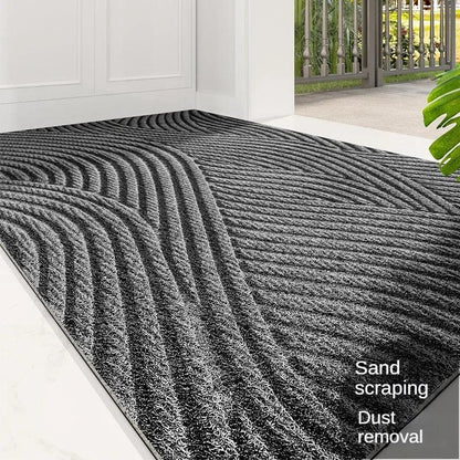 Droogloopmat Vloerveilig – Antislip Deurmat voor Binnen met Slijtvaste PVC Laag