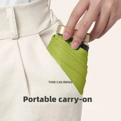 Opvouwbare Mini-Paraplu Solara – Compact, UV-bescherming & Windbestendig