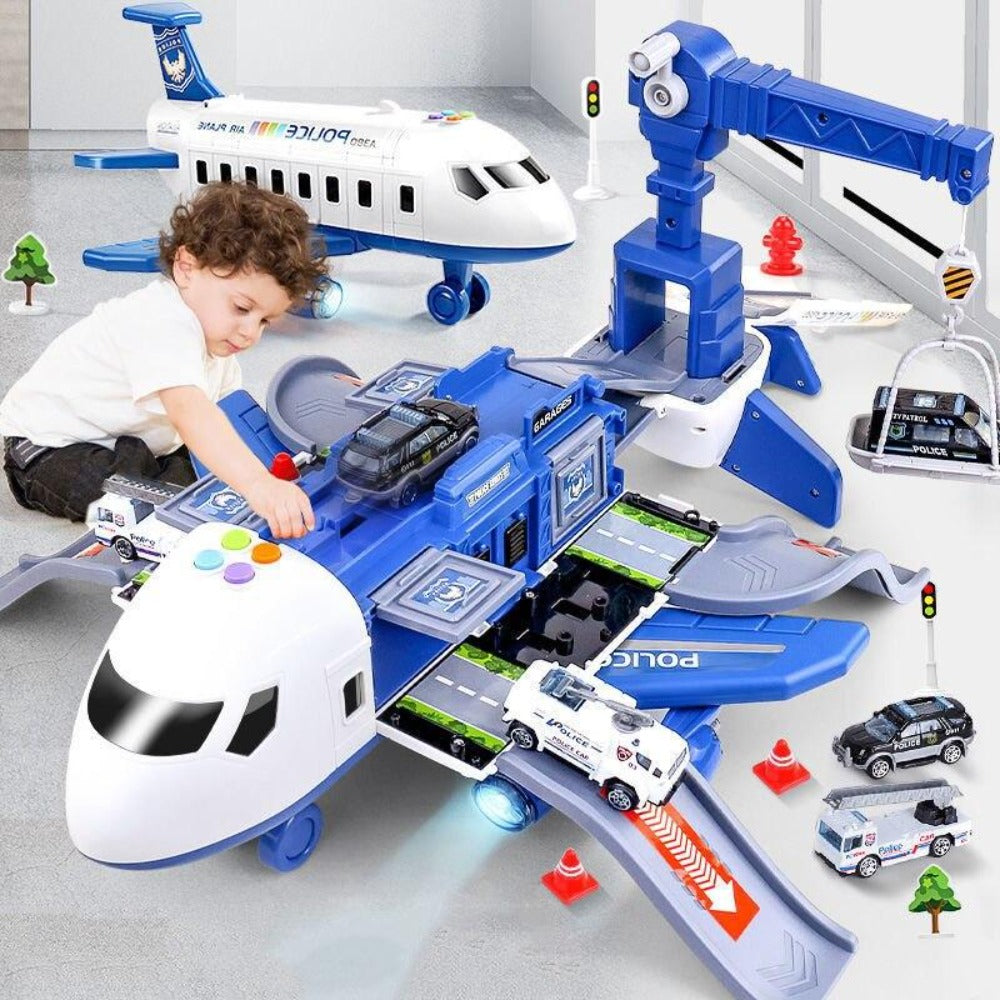 SkyExplorer Vliegtuig Speelset – 20-delig Rollenspel & Bouwset voor Kinderen