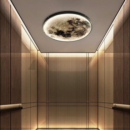 3D LED Plafondlamp Maan en Aarde - Dimbare Sfeerverlichting