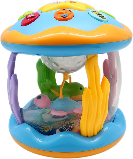 Muzikale Baby Carrousel – Zachte Melodieën en Kleurrijke Lichten – Geschikt voor 0-3 Jaar