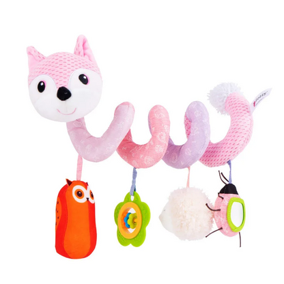 Babyspeelgoed spiraal – Zintuiglijke stimulatie, Veilig BPA-vrij pluche – Ideaal voor baby's & peuters