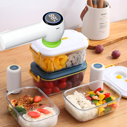 VersSluit Mini – Draagbare Vacumeermachine voor Potten en Voorraad met USB