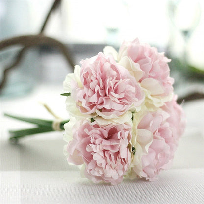 Boeket van Pioenrozen | Kunstbloemen
