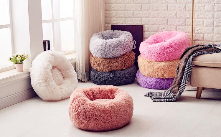 Luxe katten & hondenmand - Donut - Heerlijk zacht