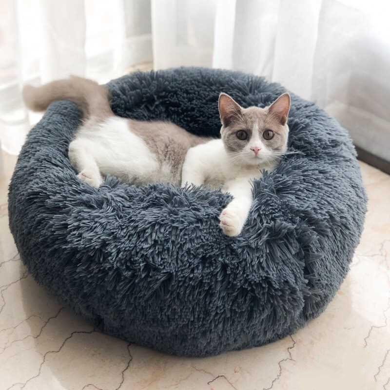 Luxe katten & hondenmand - Donut - Heerlijk zacht