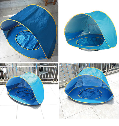 Baby Strandtent (UV 50+) met zwembadje | In 3 seconden opgezet!