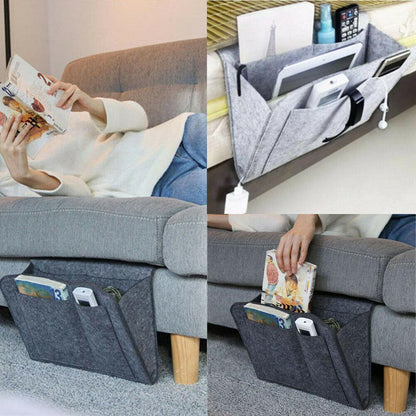 Handige opbergvakken voor aan je bed of bank - Opruimen - Opbergvak - Opbergzak - Gemakkelijk - Woonaccessoires