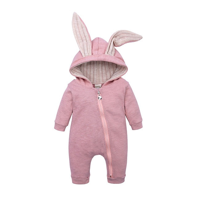 Baby Konijnencomfort Overall met Capuchon