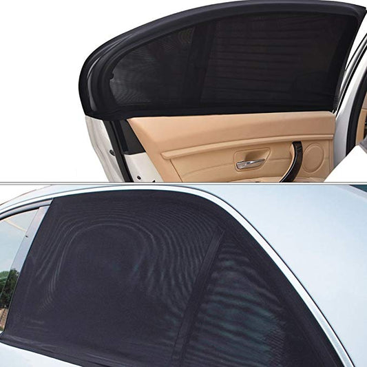 Auto Zonnescherm - Universele Autoruit Zonwering voor Baby en Kind - [2 Stuks]