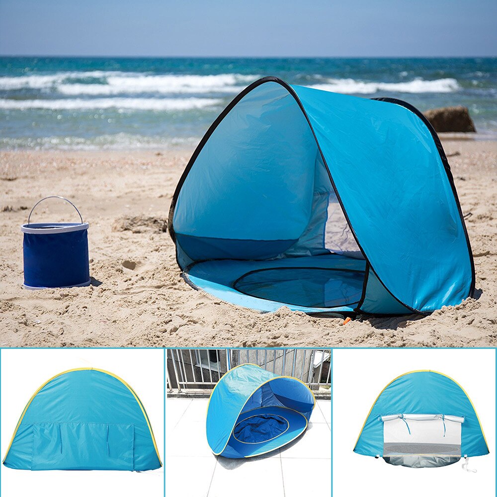 Baby Strandtent (UV 50+) met zwembadje | In 3 seconden opgezet!