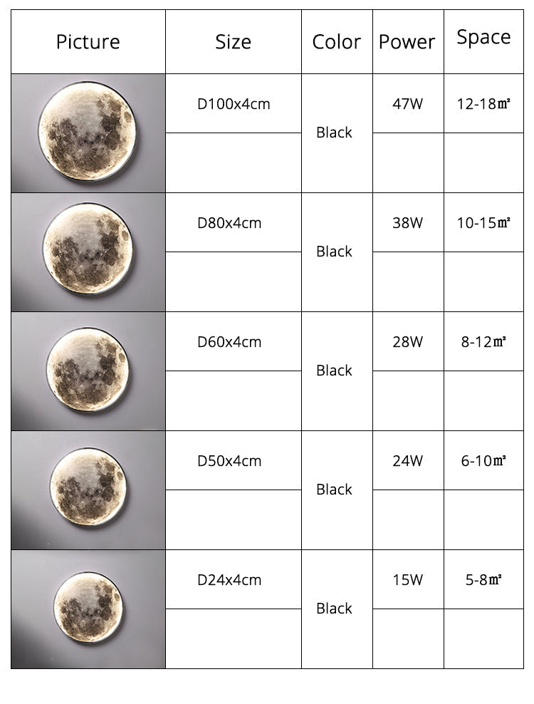 3D LED Plafondlamp Maan en Aarde - Dimbare Sfeerverlichting