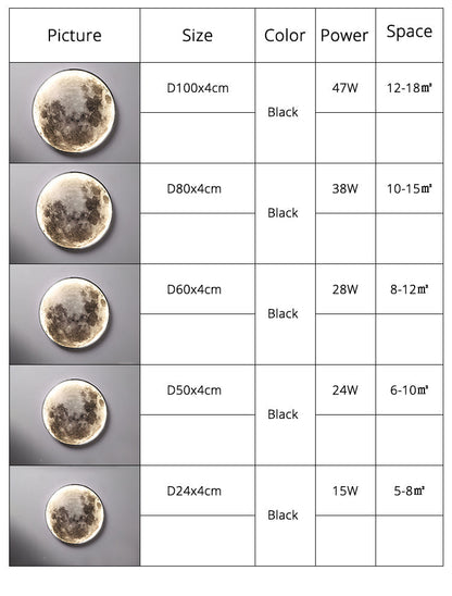 3D LED Plafondlamp Maan en Aarde - Dimbare Sfeerverlichting