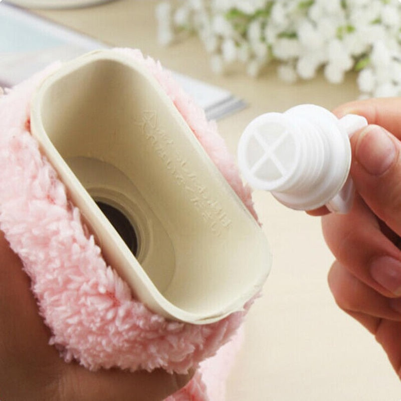 Kinderkruik met Pluche Hoes