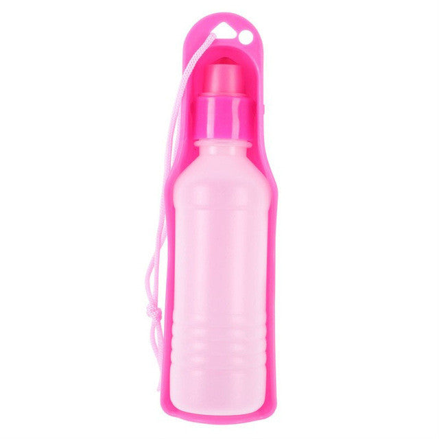 Reis drinkfles voor hond of kat