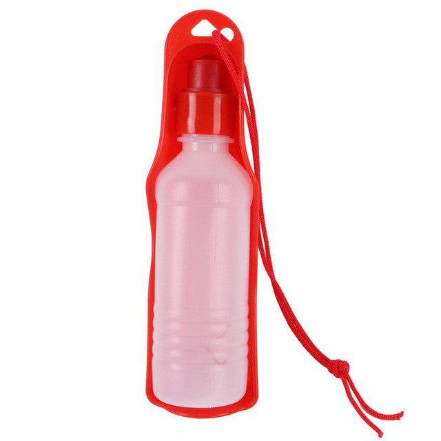 Reis drinkfles voor hond of kat