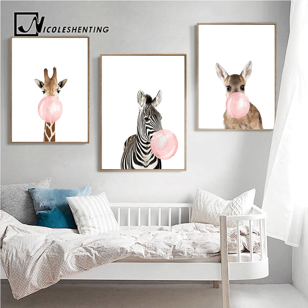 Lieve Dierenfoto's op Canvas | Super leuk voor op de Kinderkamer!