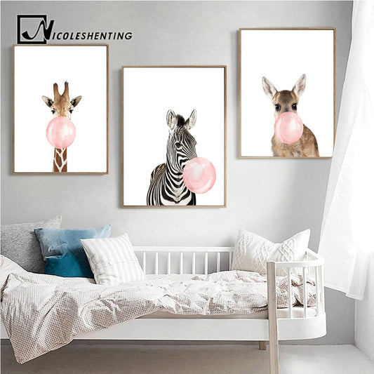 Lieve Dierenfoto's op Canvas | Super leuk voor op de Kinderkamer!
