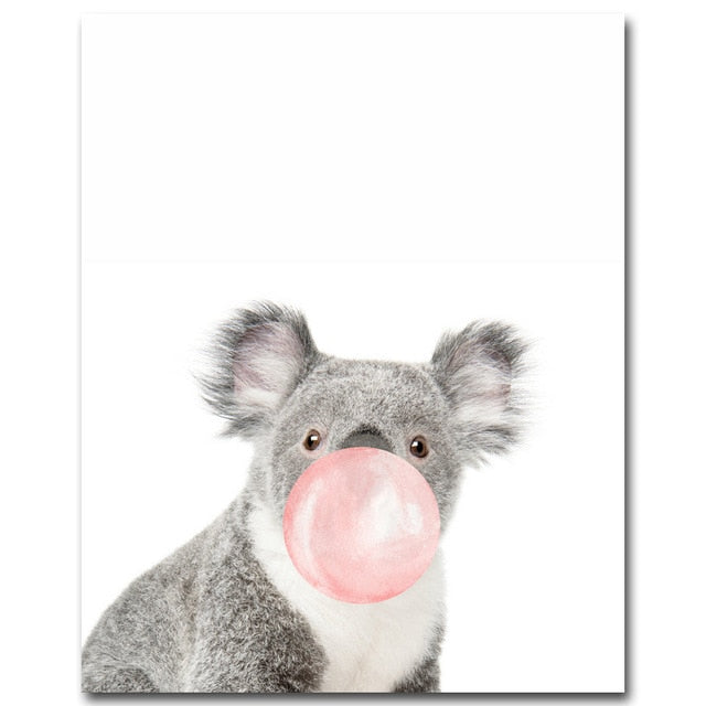 Lieve Dierenfoto's op Canvas | Super leuk voor op de Kinderkamer!