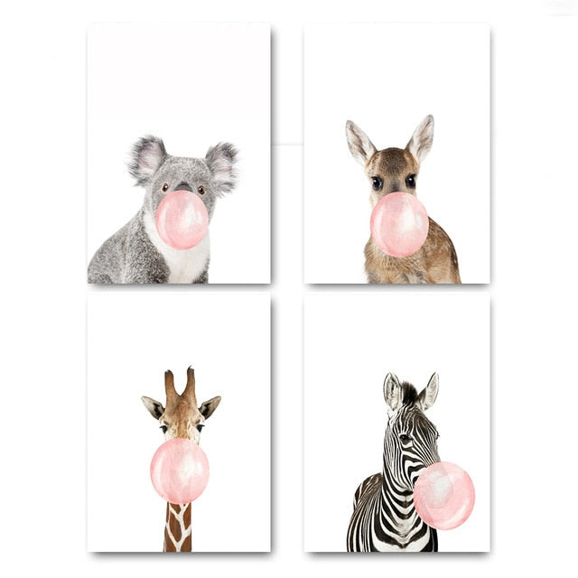 Lieve Dierenfoto's op Canvas | Super leuk voor op de Kinderkamer!
