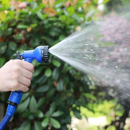 Uitzetbare Tuinslang "StretchSpray" met 7-standen Sproeikop – Knikvrij en Lichtgewicht